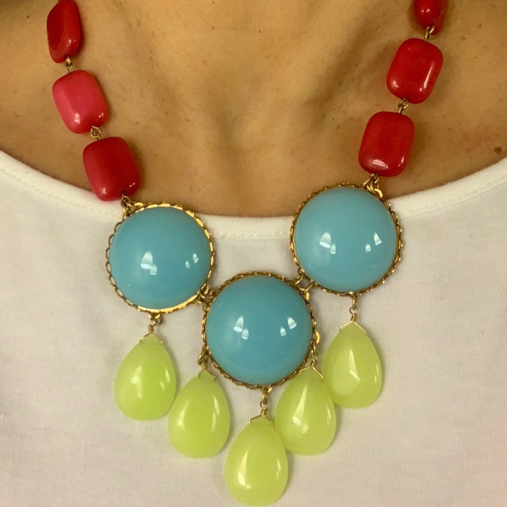 David Aubrey Candy Drop Bib Necklace